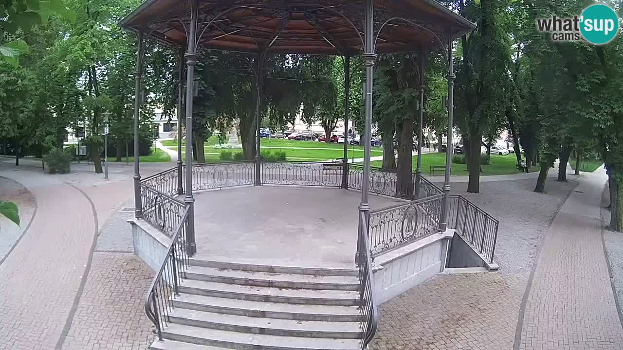 Karlovac live webcam – music pavilion