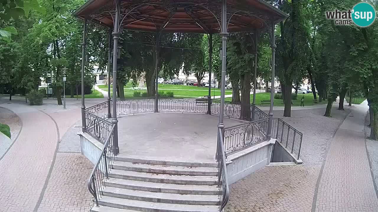 Karlovac live webcam – music pavilion