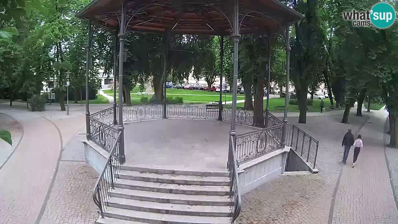 Karlovac live webcam – music pavilion