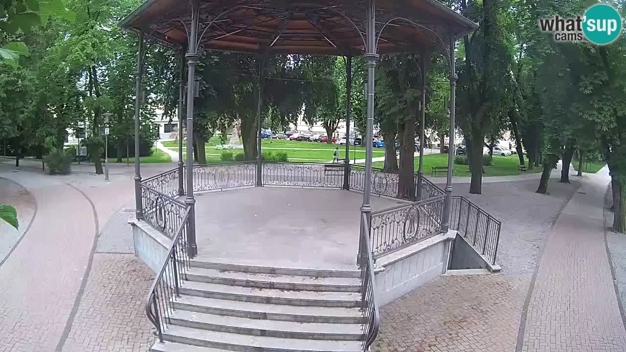 Karlovac live webcam – music pavilion