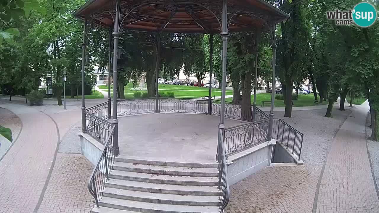 Karlovac live webcam – music pavilion