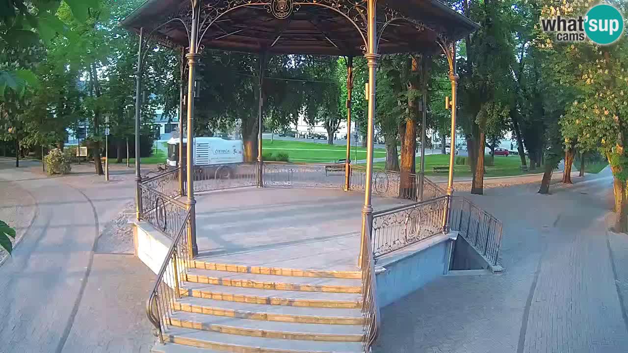 Karlovac live webcam – music pavilion