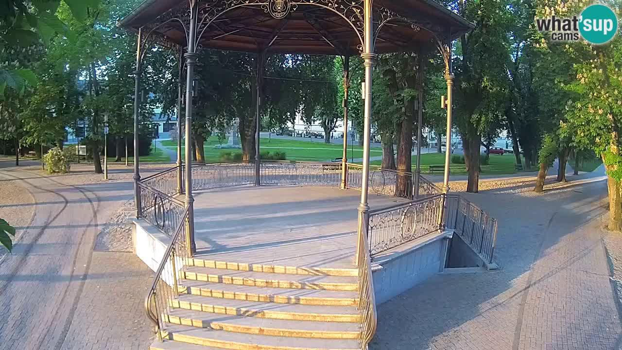 Karlovac live webcam – music pavilion