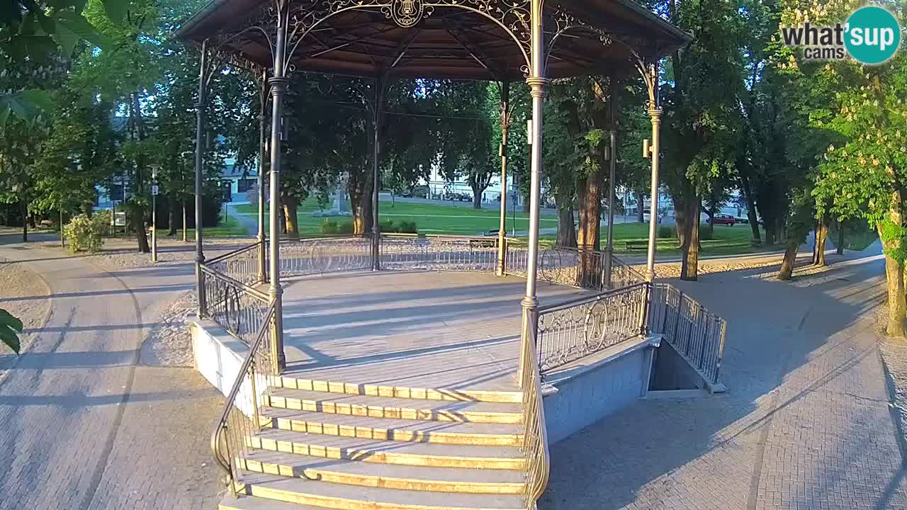 Karlovac live webcam – music pavilion