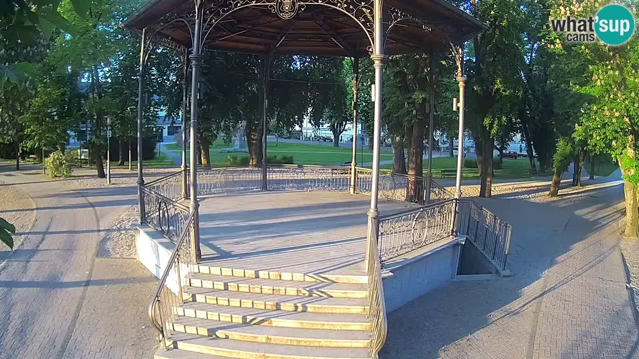 Karlovac live webcam – music pavilion