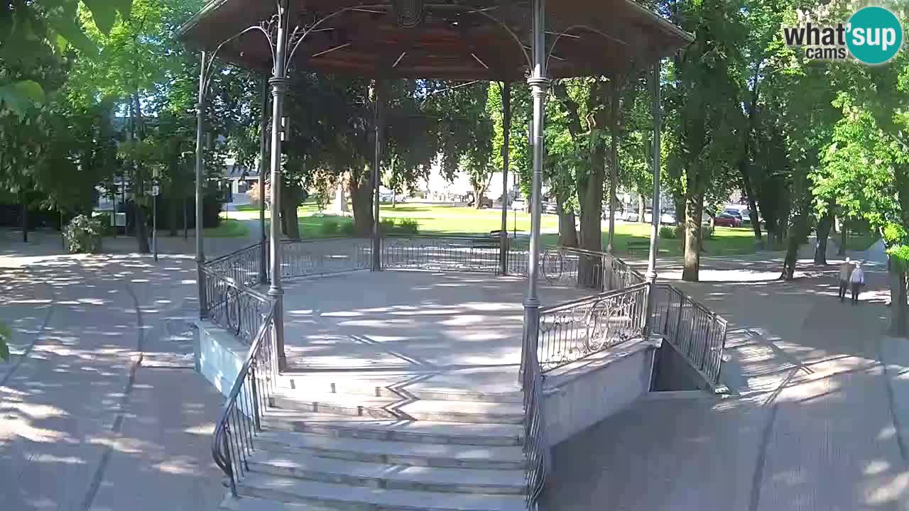 Karlovac live webcam – music pavilion