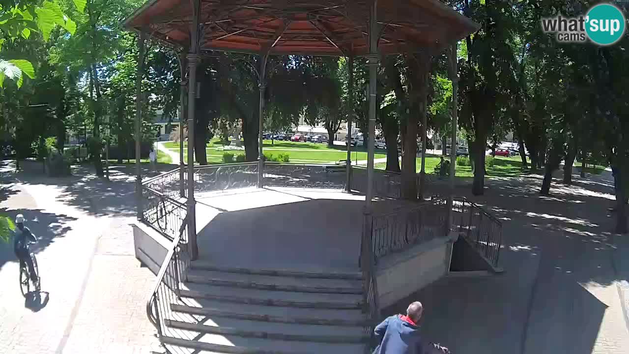 Karlovac live webcam – music pavilion