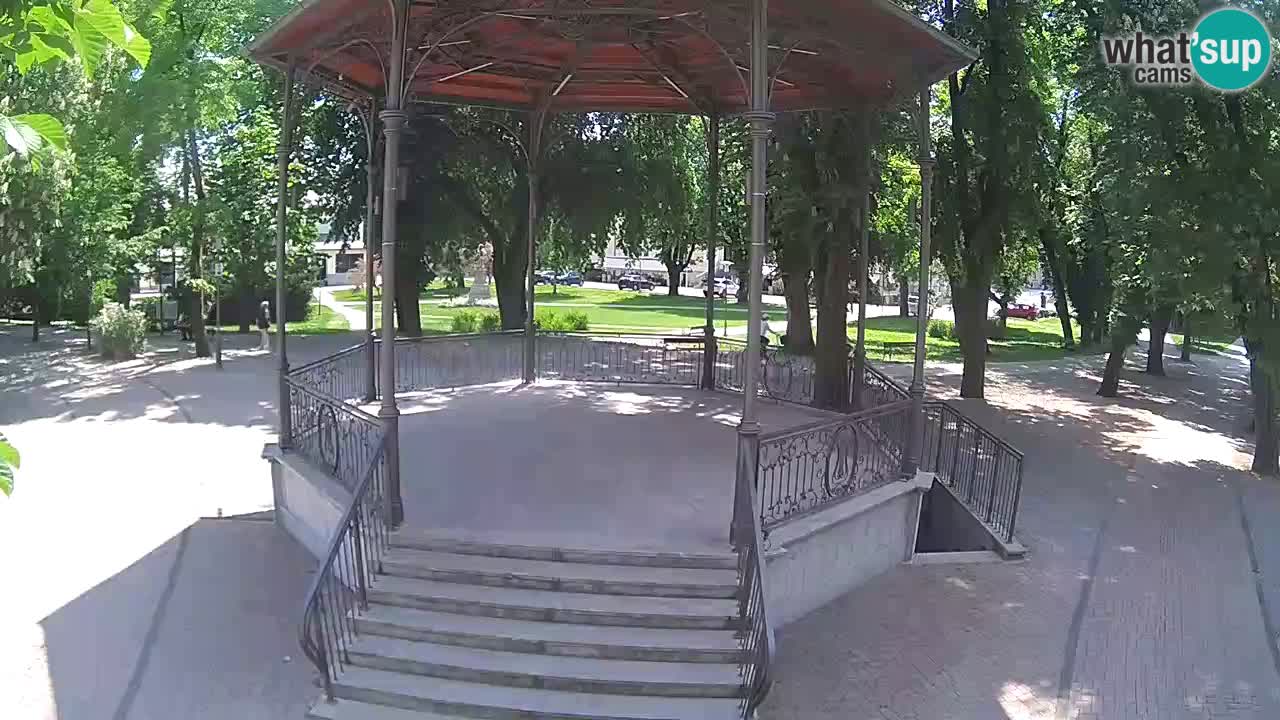 Karlovac live webcam – music pavilion