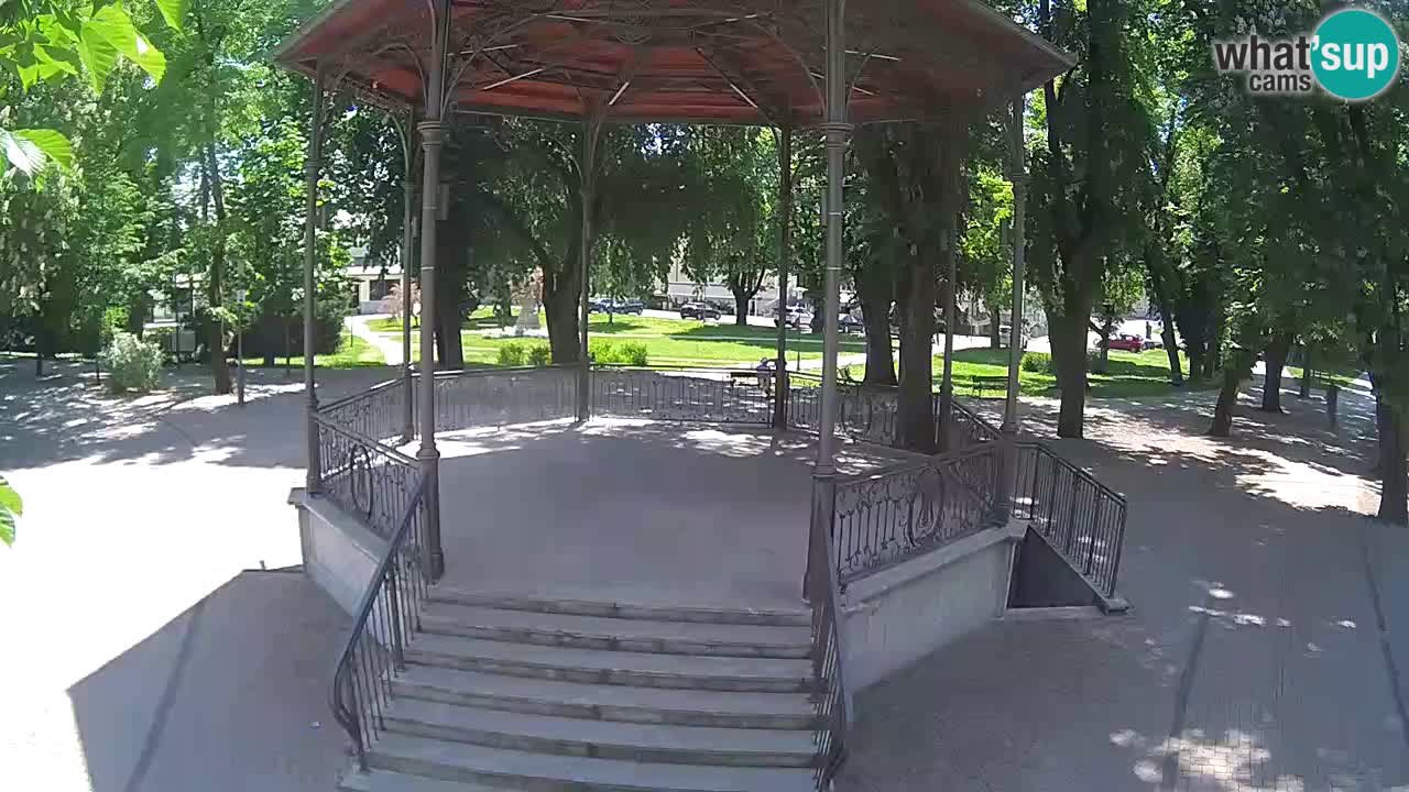 Karlovac live webcam – music pavilion