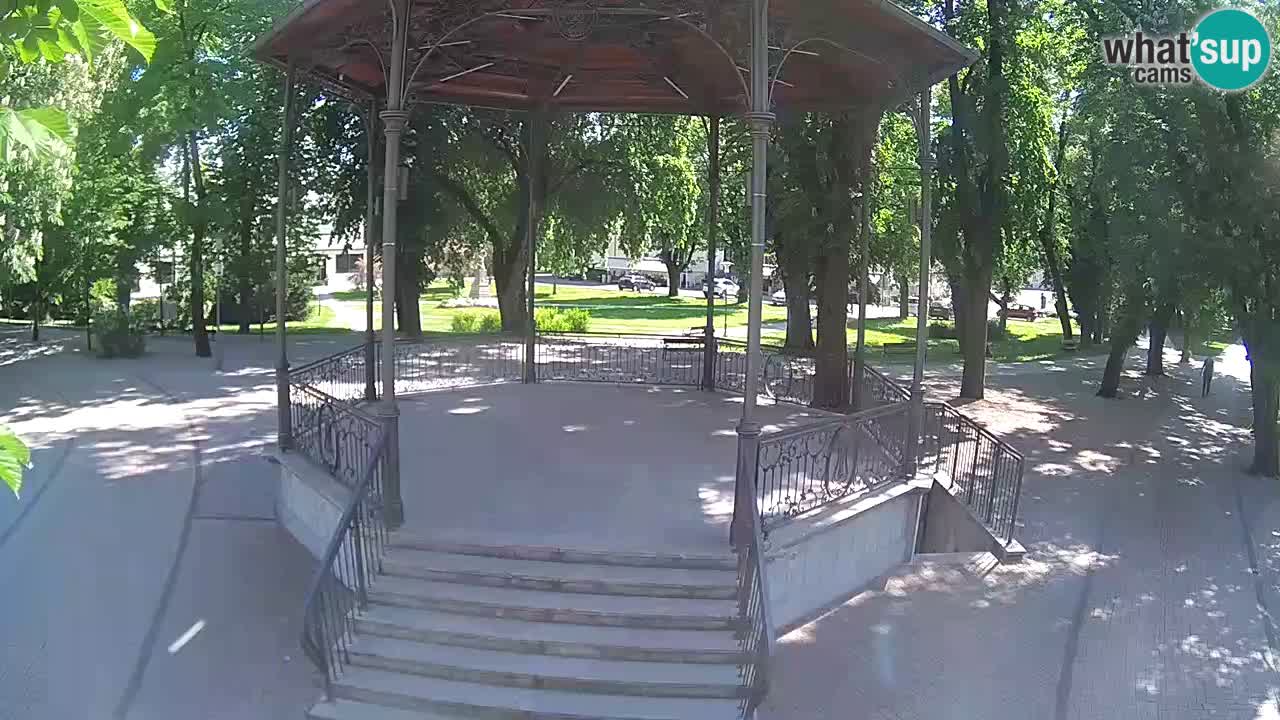 Karlovac live webcam – music pavilion
