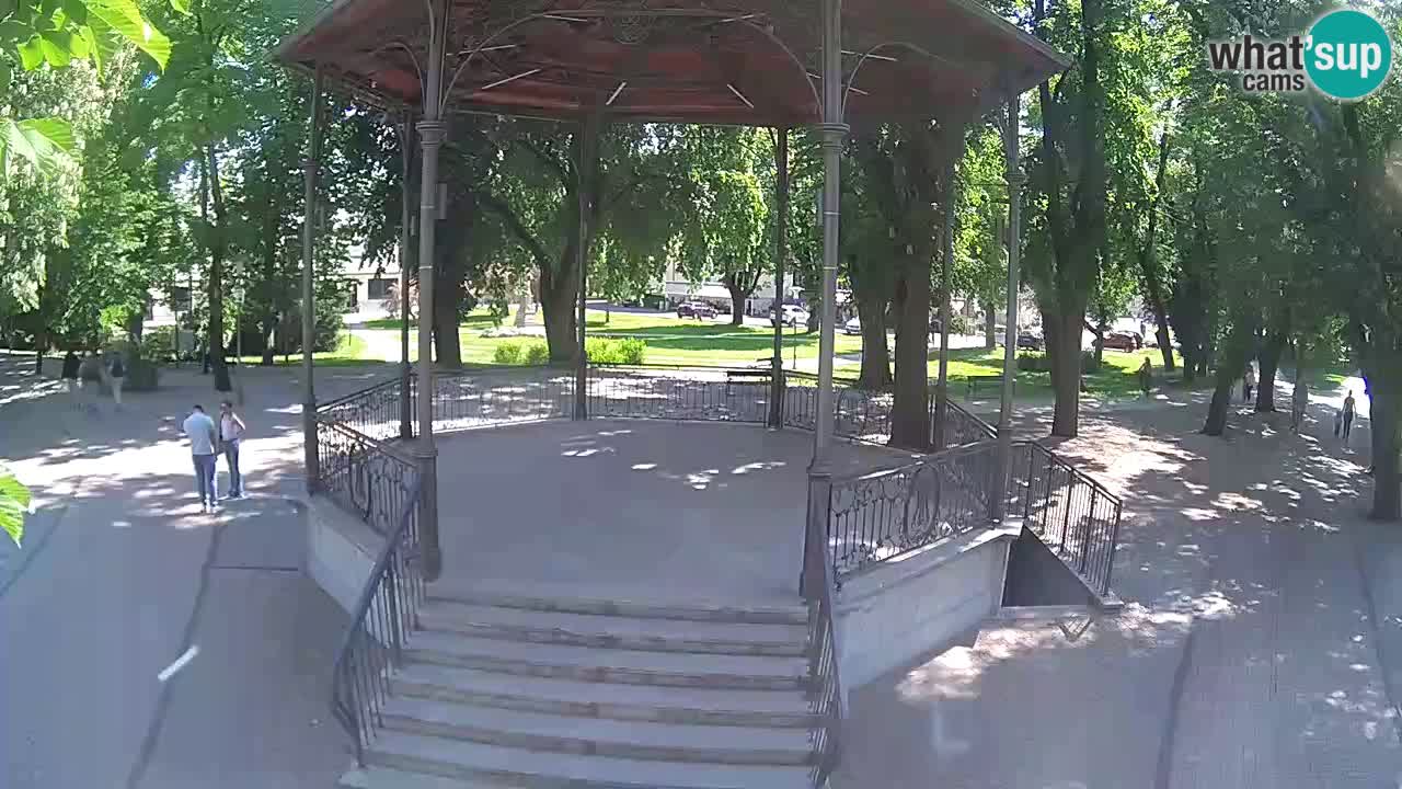 Karlovac live webcam – music pavilion