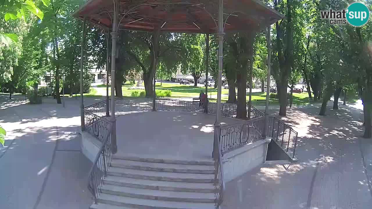 Karlovac live webcam – music pavilion