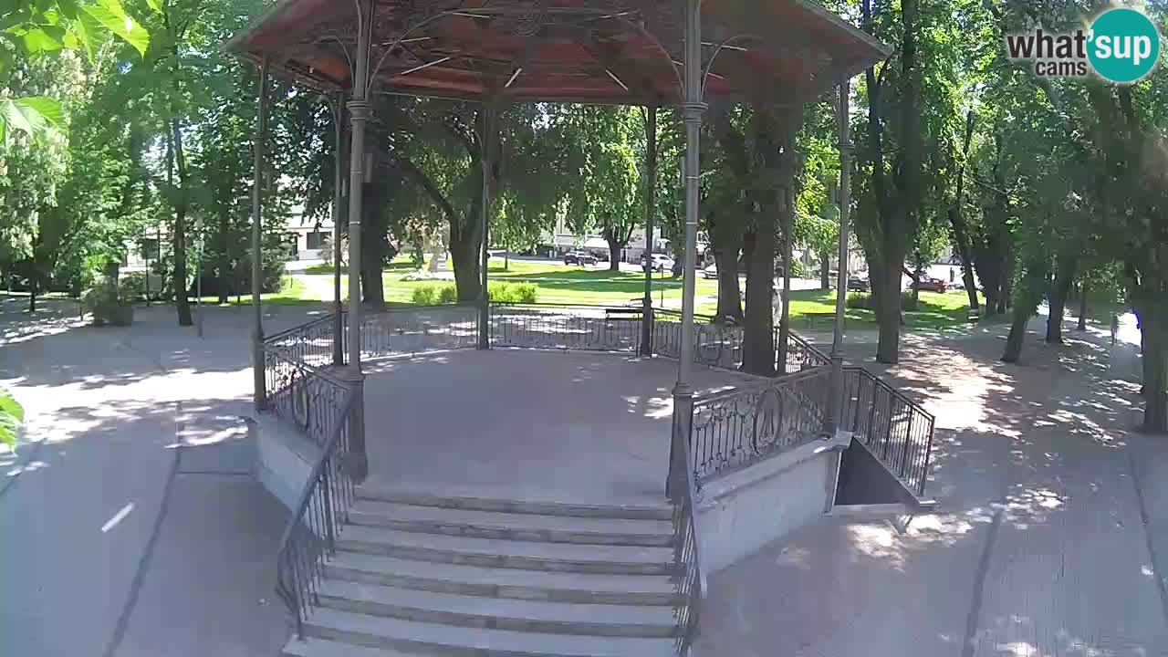 Karlovac live webcam – music pavilion