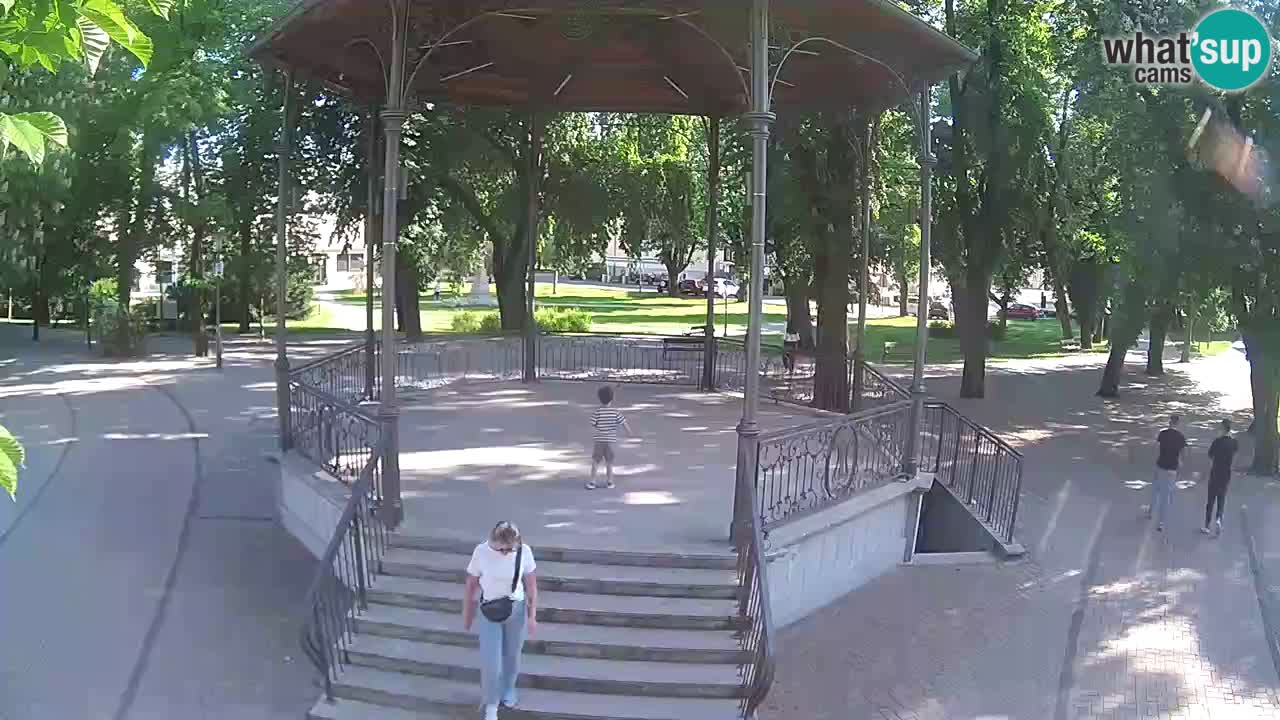 Karlovac live webcam – music pavilion