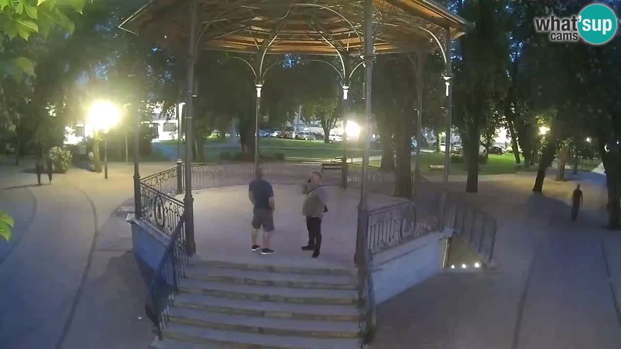 Karlovac live webcam – music pavilion