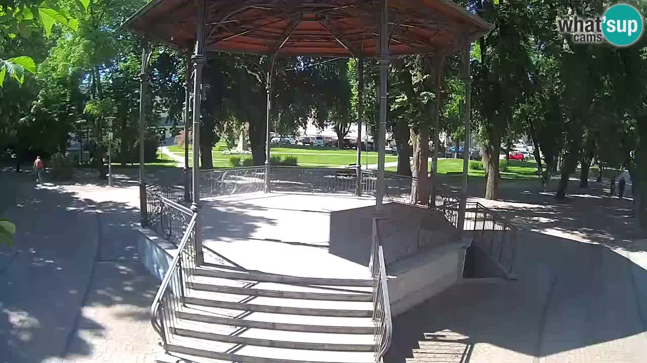 Karlovac live webcam – music pavilion