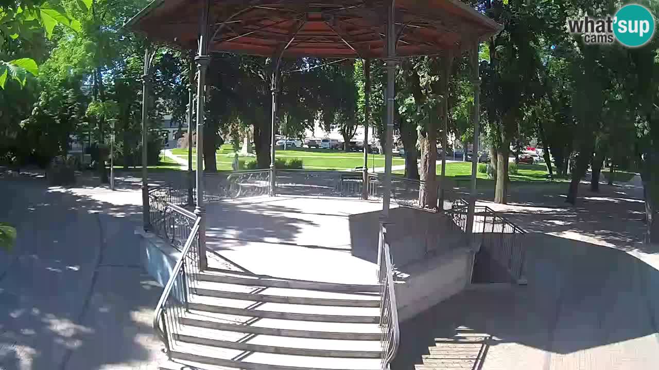 Karlovac live webcam – music pavilion