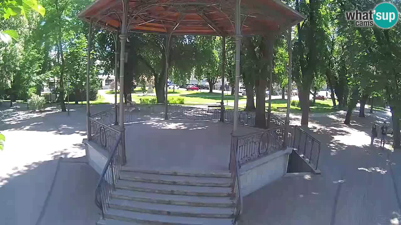 Karlovac live webcam – music pavilion