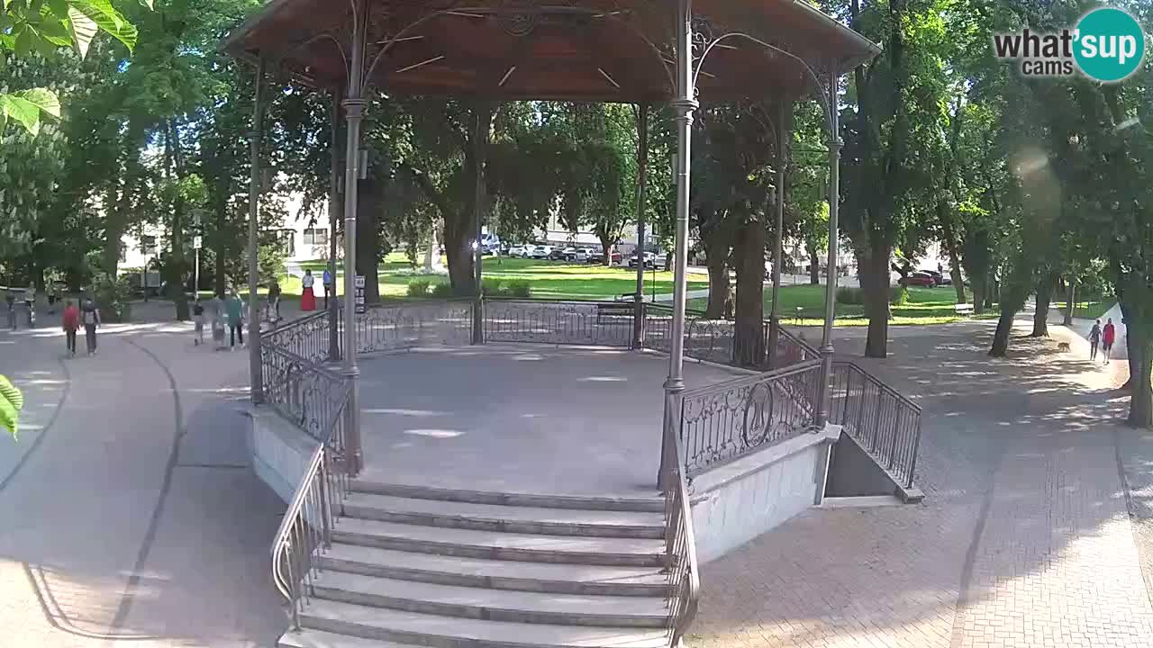 Karlovac live webcam – music pavilion