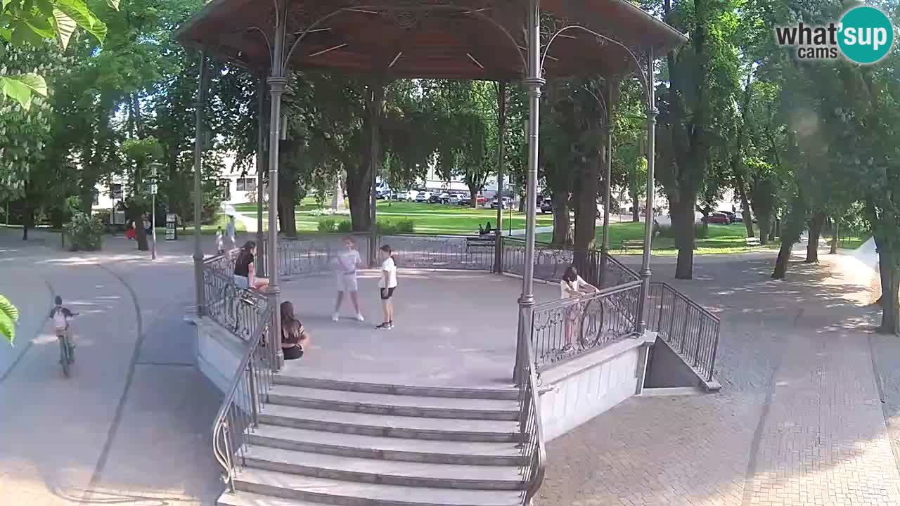 Karlovac live webcam – music pavilion