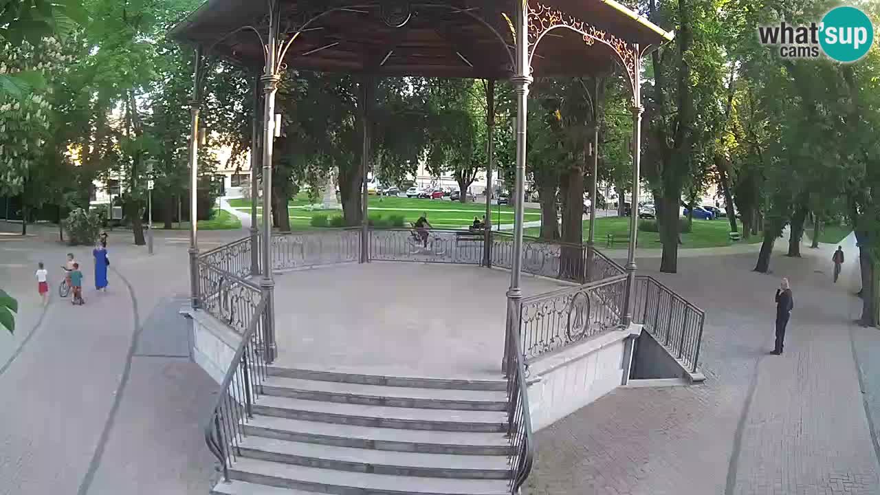 Karlovac live webcam – music pavilion