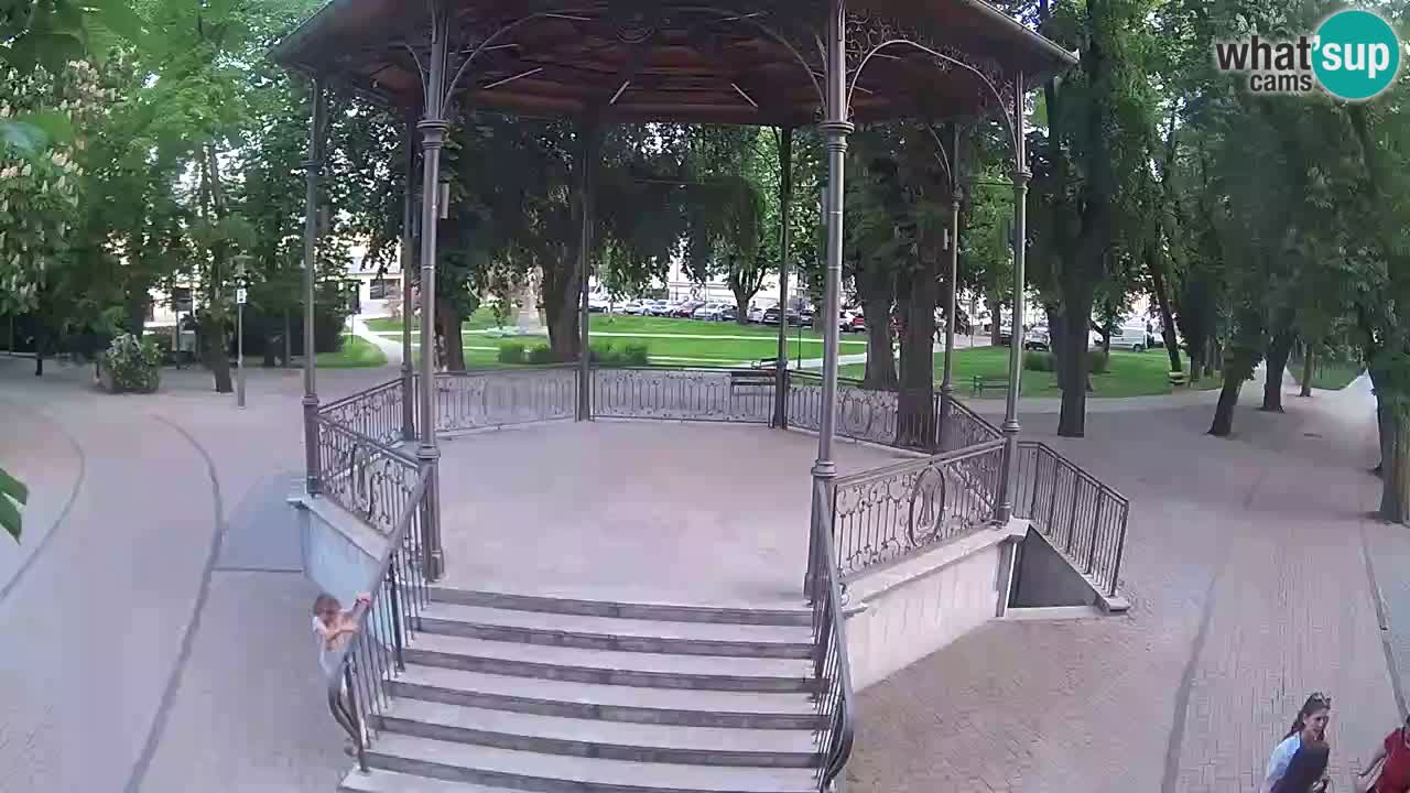 Karlovac live webcam – music pavilion