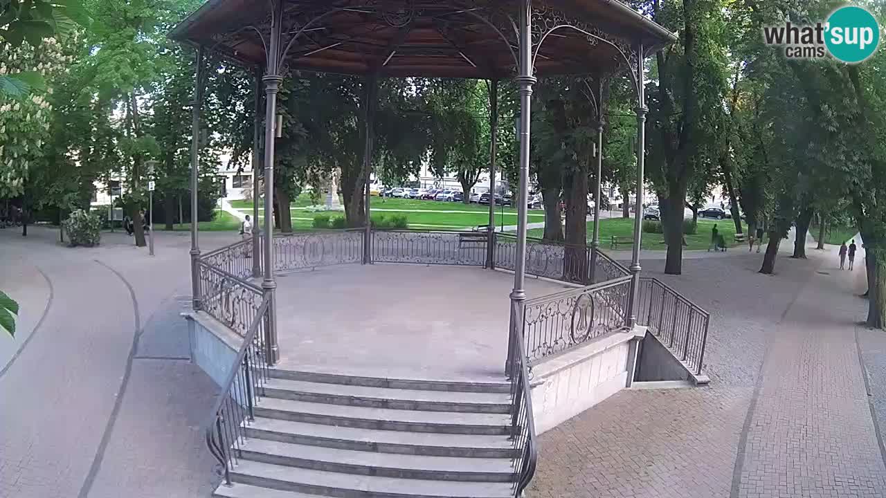 Karlovac live webcam – music pavilion