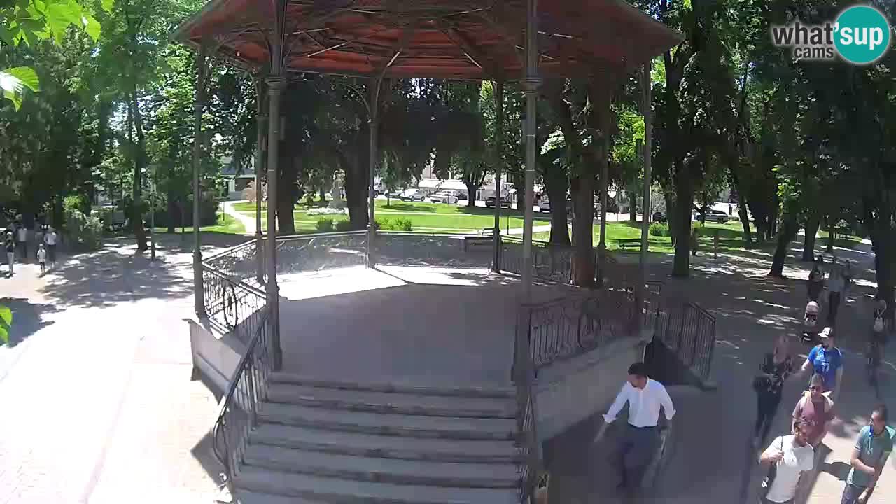 Karlovac live webcam – music pavilion