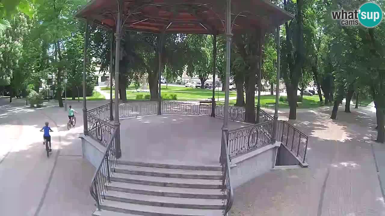 Karlovac live webcam – music pavilion
