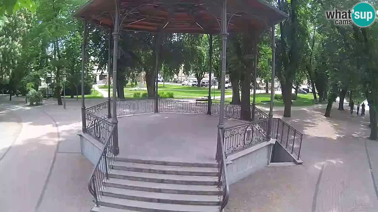 Karlovac live webcam – music pavilion