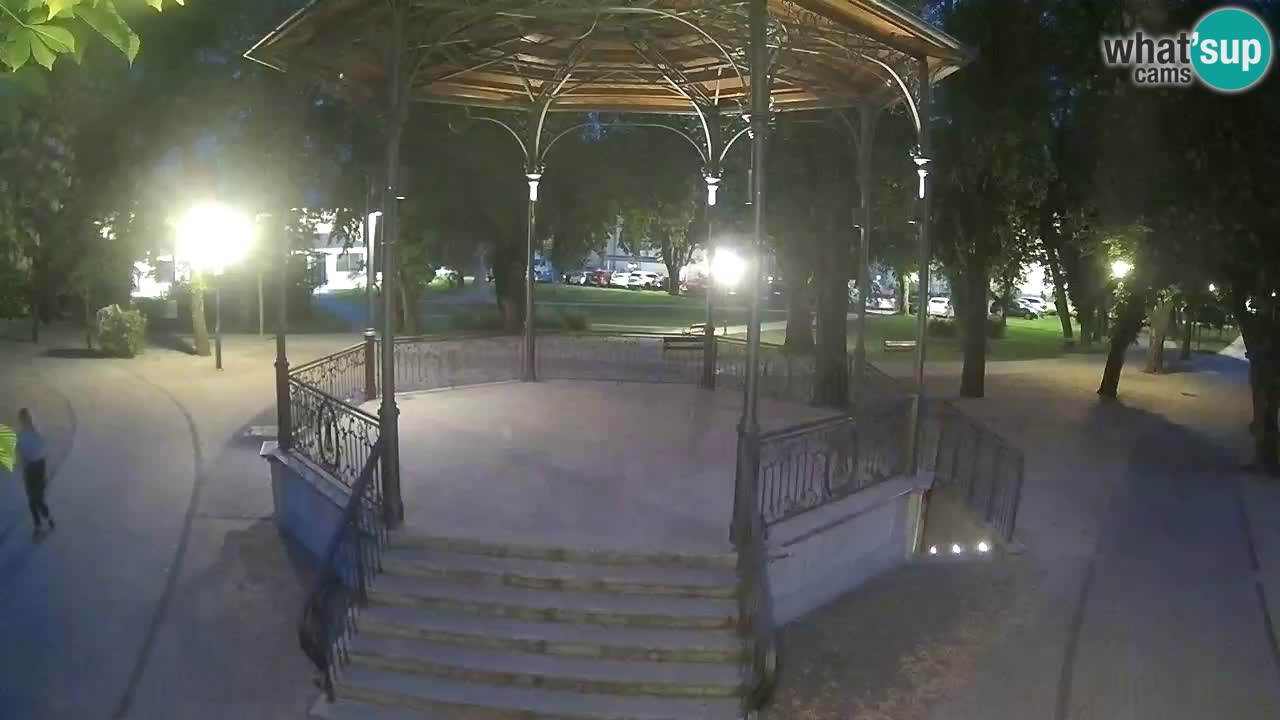 Karlovac live webcam – music pavilion