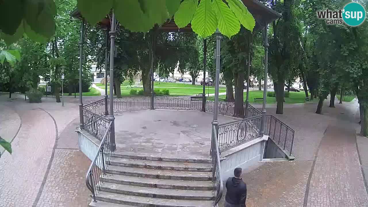 Karlovac live webcam – music pavilion