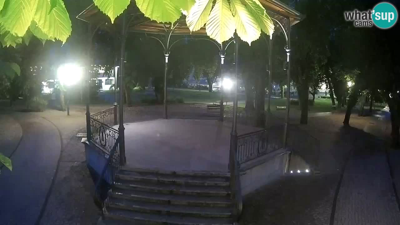 Karlovac live webcam – music pavilion