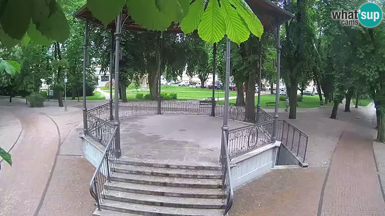 Karlovac live webcam – music pavilion