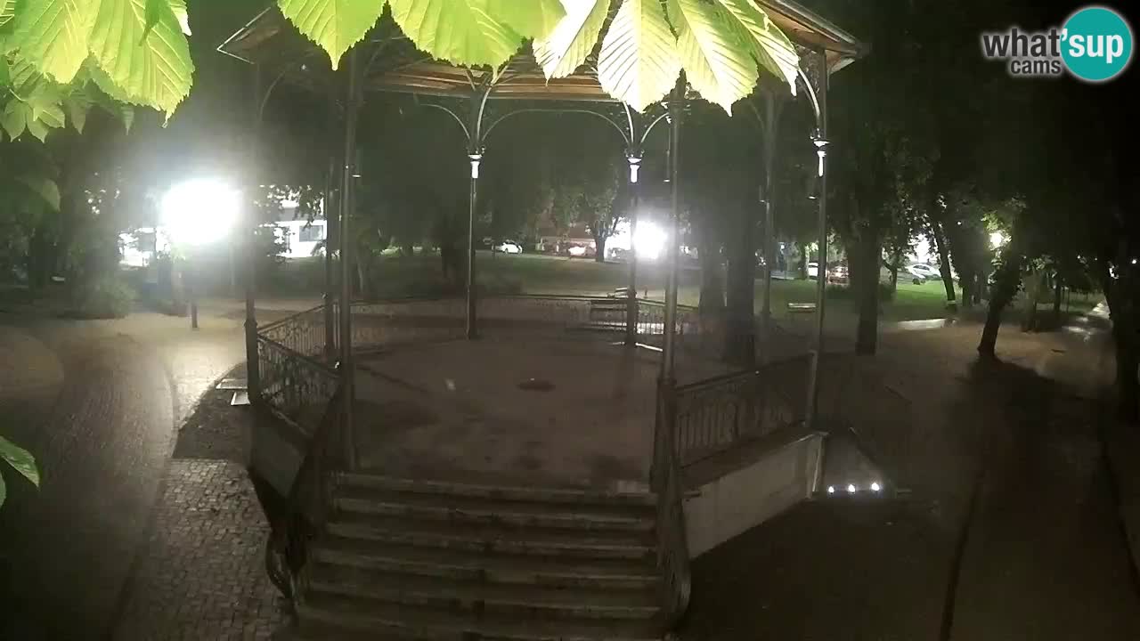 Karlovac live webcam – music pavilion