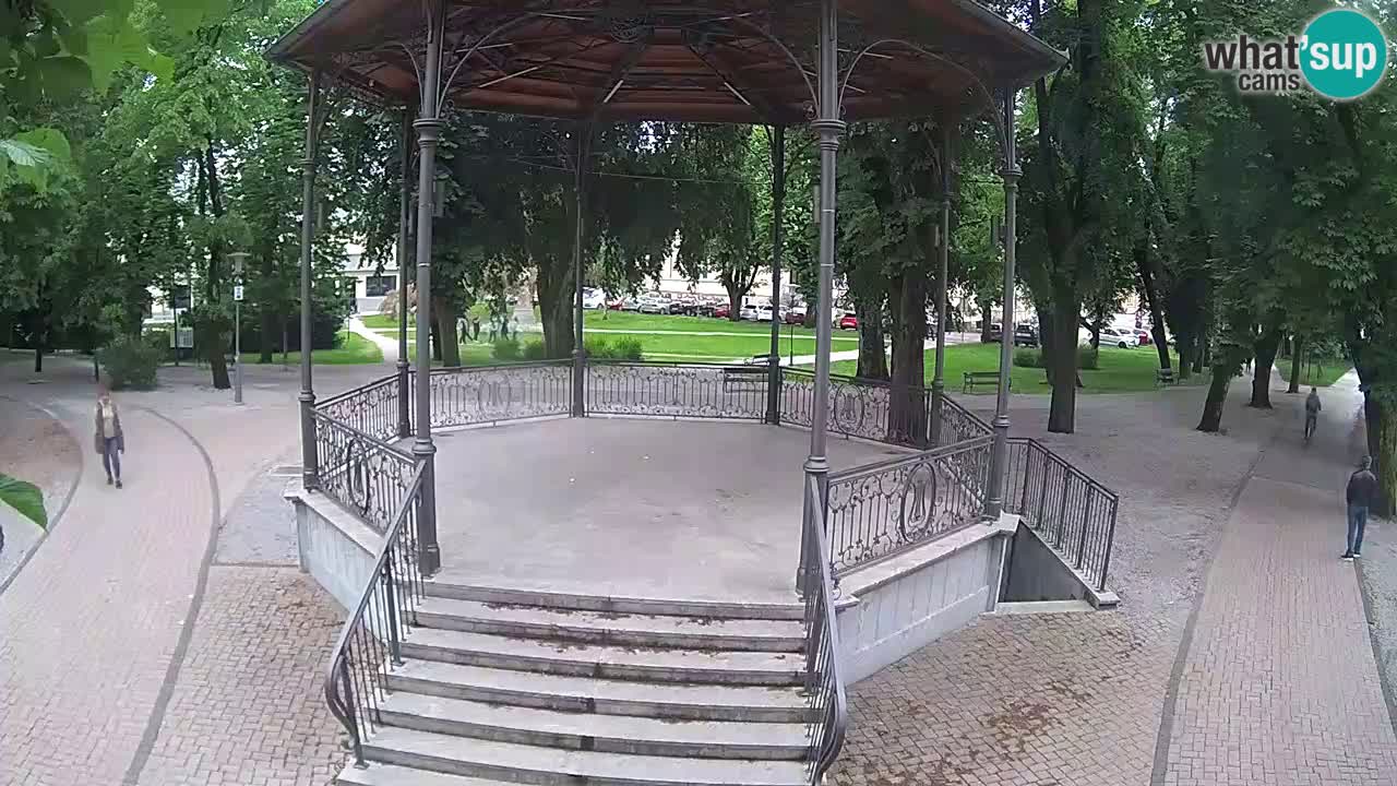 Karlovac live webcam – music pavilion