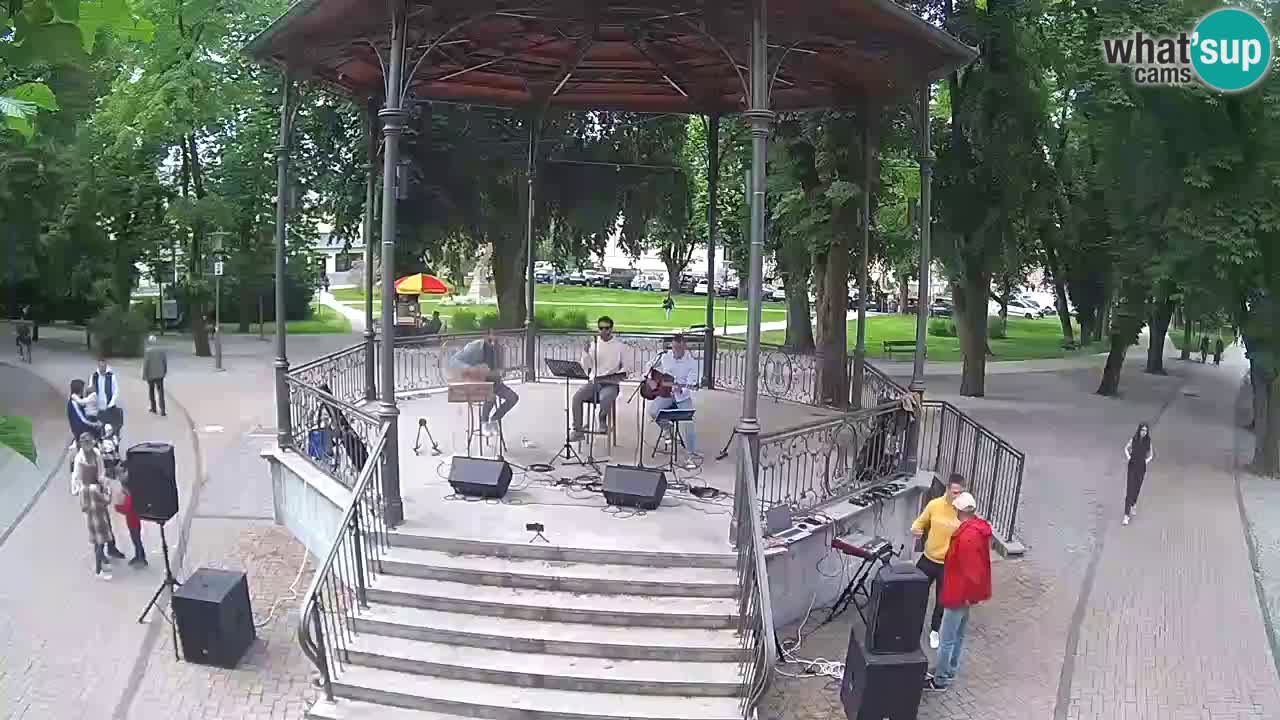 Karlovac live webcam – music pavilion