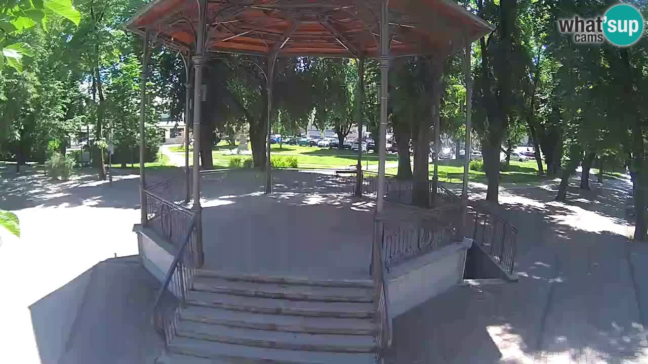 Karlovac live webcam – music pavilion