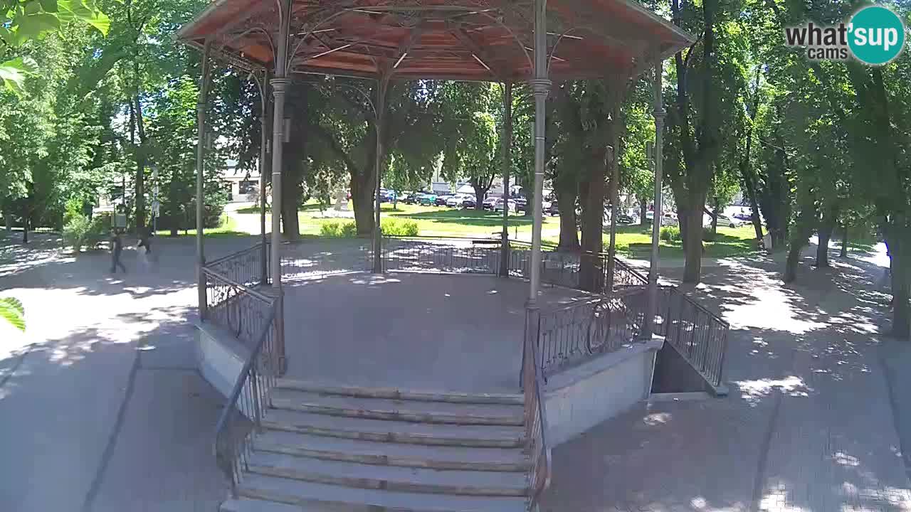 Karlovac live webcam – music pavilion