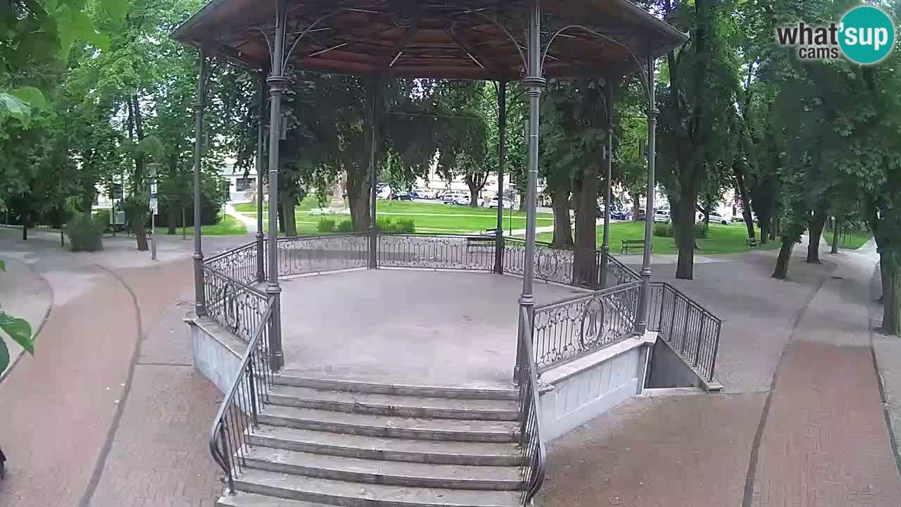 Karlovac live webcam – music pavilion
