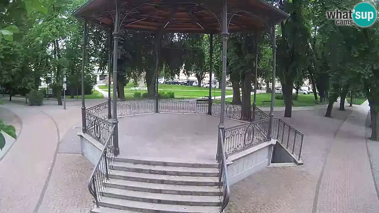 Karlovac live webcam – music pavilion