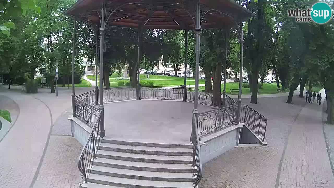 Karlovac live webcam – music pavilion