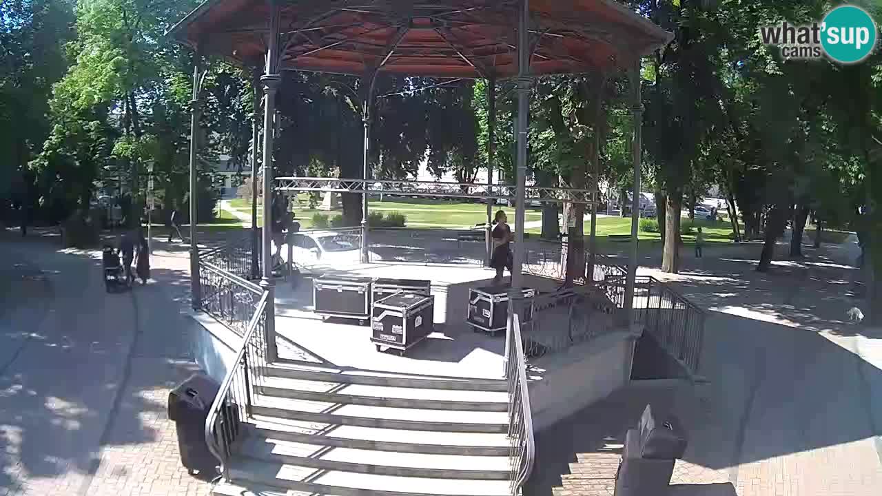 Karlovac live webcam – music pavilion