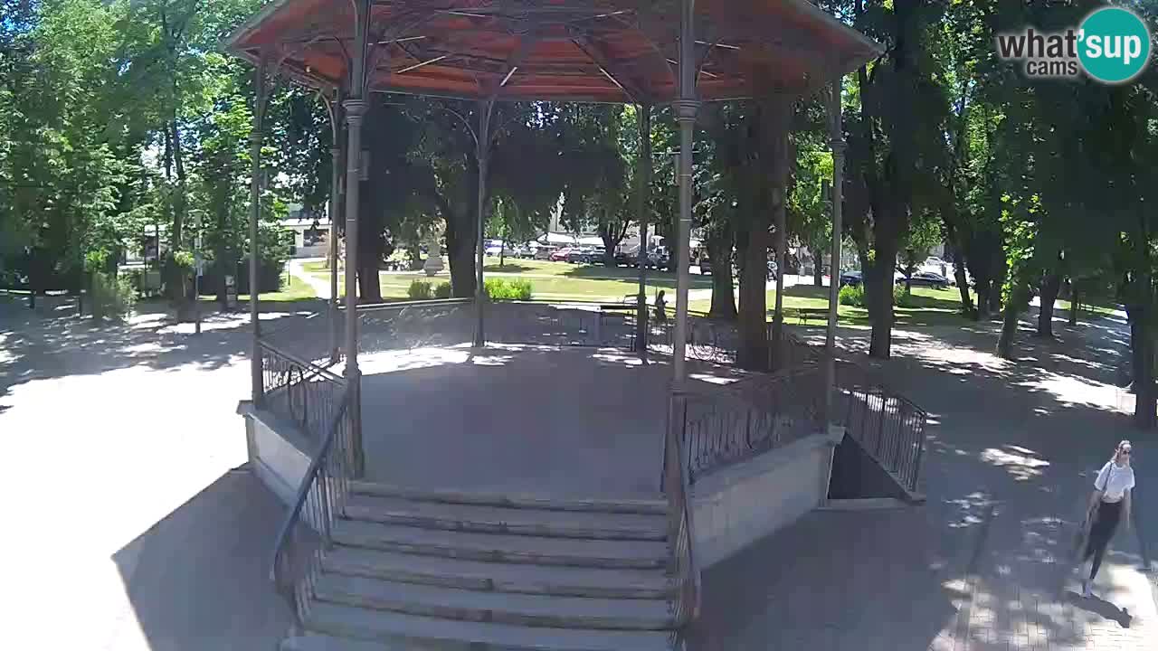 Karlovac live webcam – music pavilion