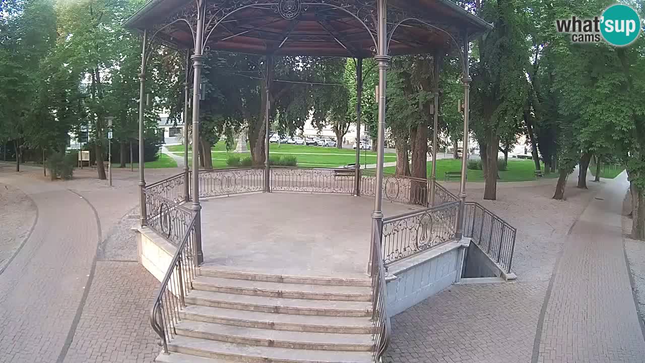Karlovac live webcam – music pavilion