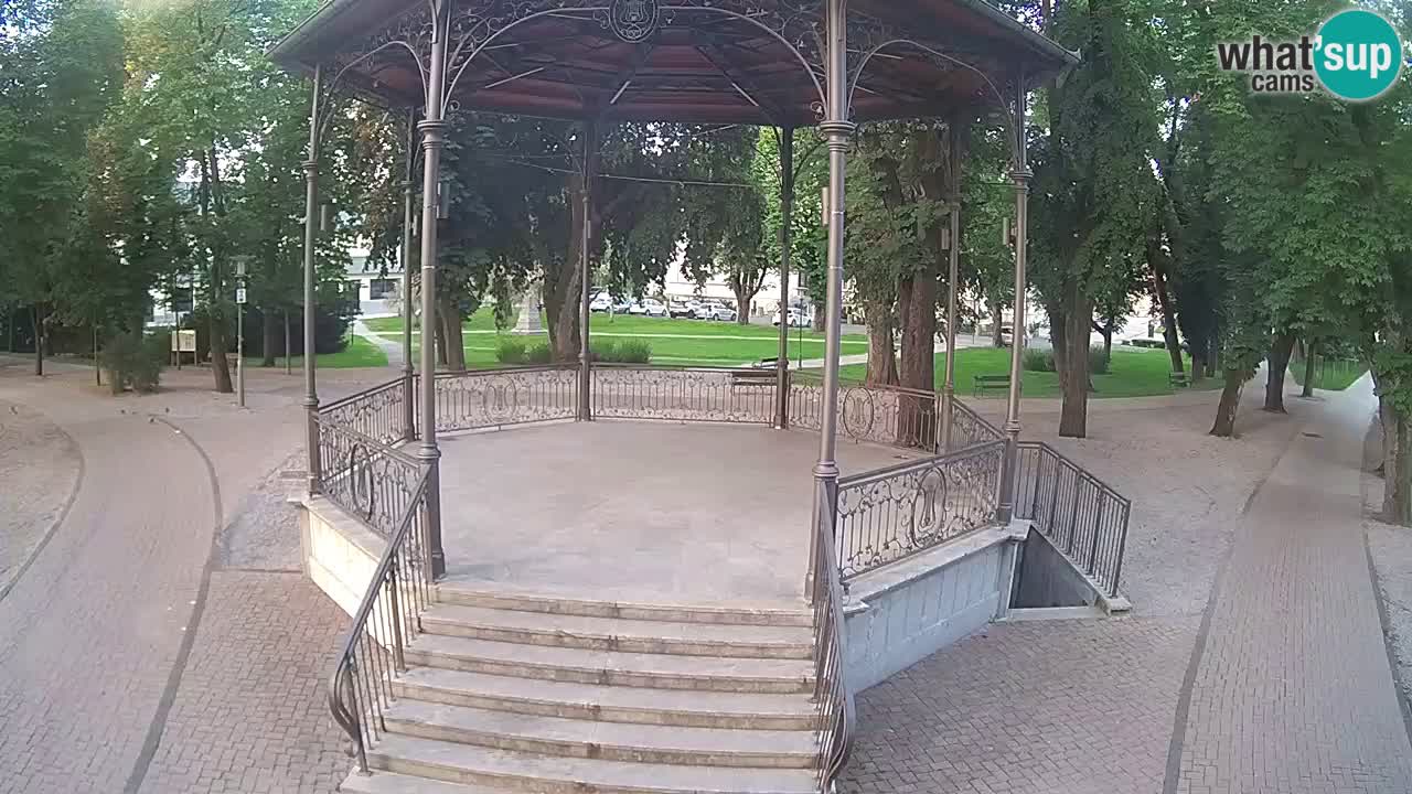 Karlovac live webcam – music pavilion