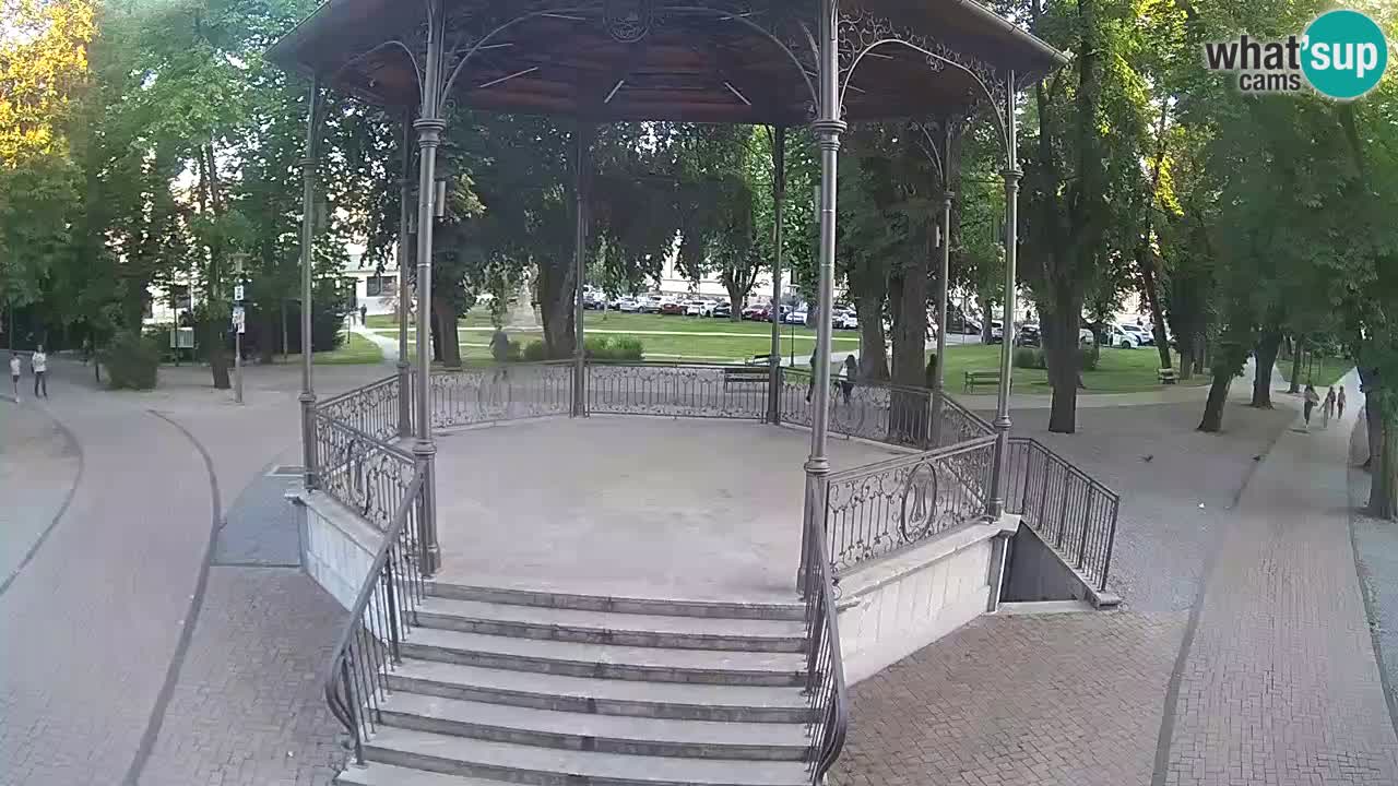 Karlovac live webcam – music pavilion