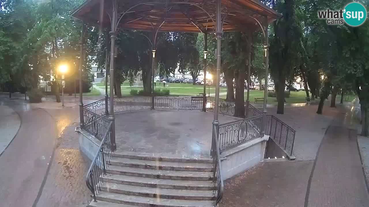 Karlovac live webcam – music pavilion