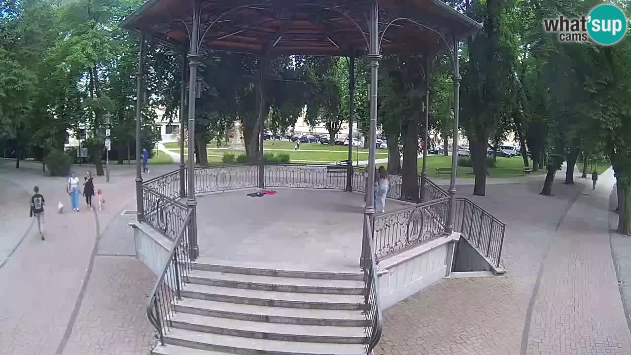 Karlovac live webcam – music pavilion
