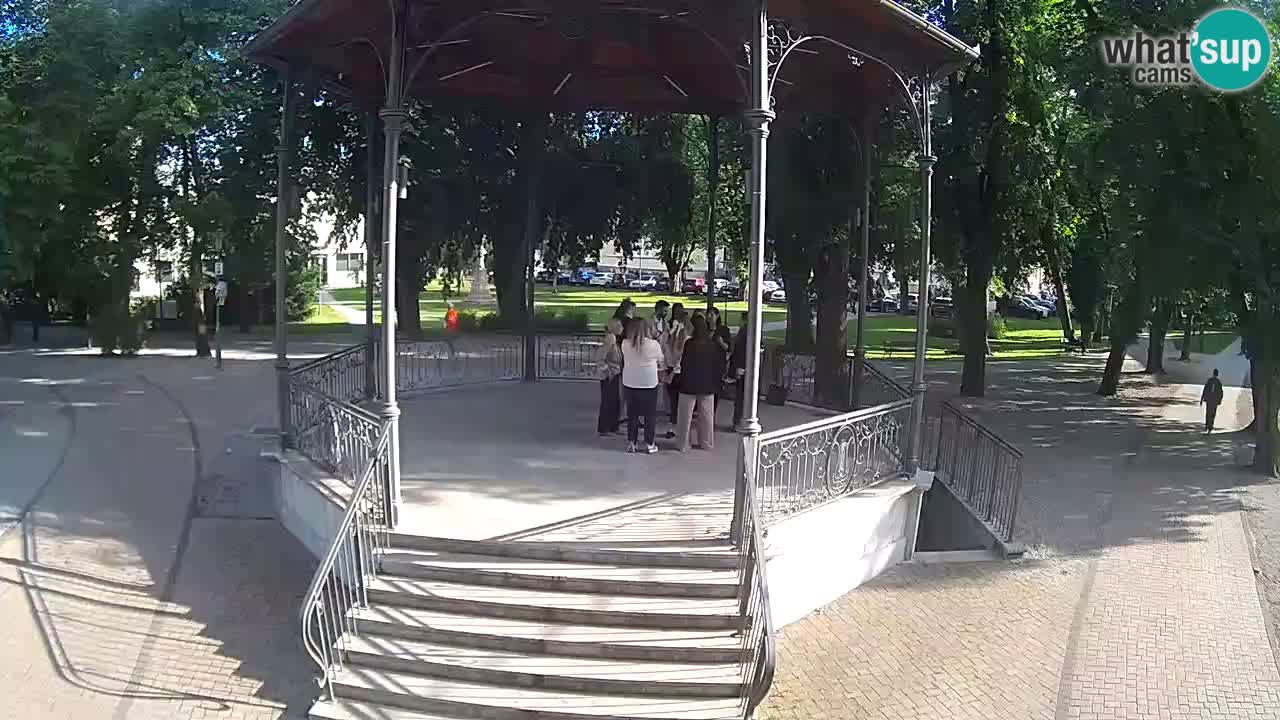 Karlovac live webcam – music pavilion